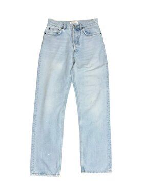 Sz.27*Reformation Jeans*Hi-Rise Tahoe-Wash Tapered Leg Jeans--Button-Fly